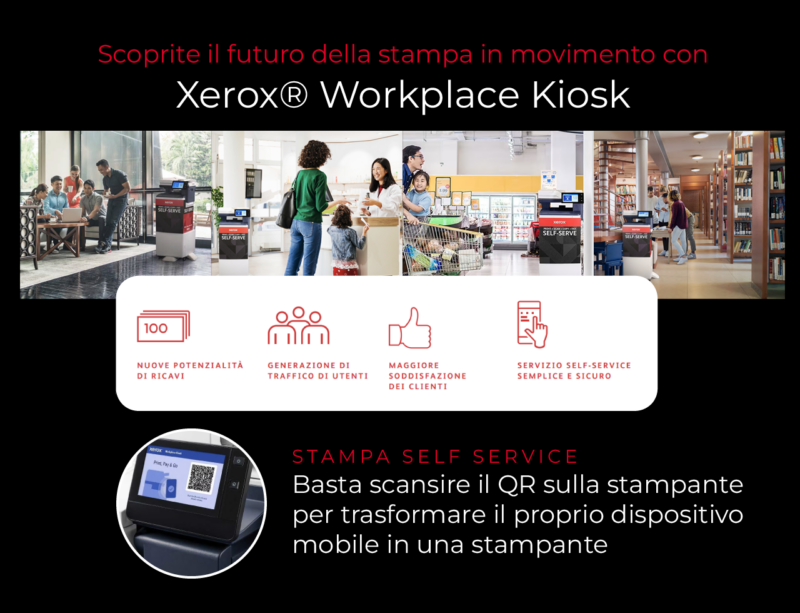 Stampa Self-Service Xerox Workplace Kiosk